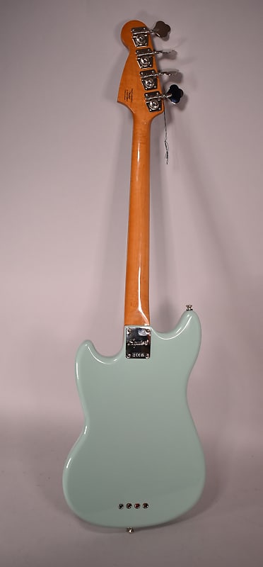 2021 Squier Classic Vibe Mustang Bass Surf Green Finish Electric Bass Guitar