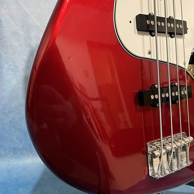 2007 Fender Jazz Bass JB-STD Candy Apple Red Made in Japan MIJ