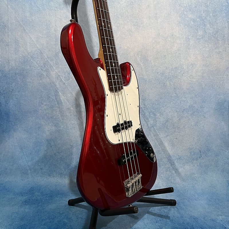 2007 Fender Jazz Bass JB-STD Candy Apple Red Made in Japan MIJ