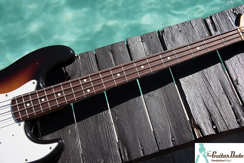 2012 Fender Standard Jazz Bass - Made in Japan- Three Tone Sunburst - Needs Work -bowed neck