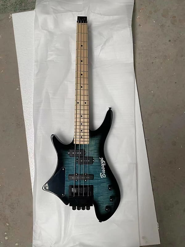 4 String Bass/6 String Lead 2021 Busuyi ,Double Sided, Headless Tremolo Guitar.